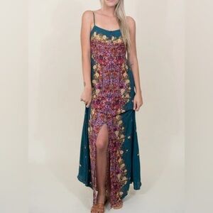 Free People Morning Song Print Maxi Dress XS